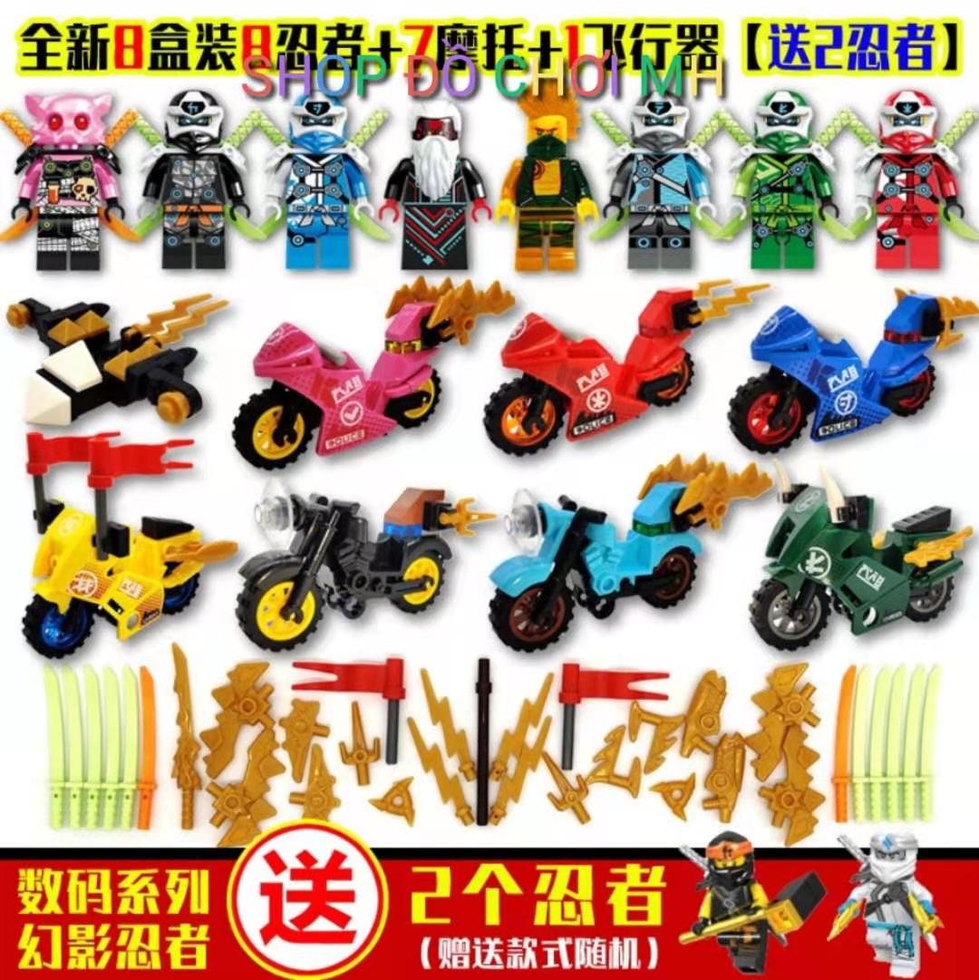 [HCM]Đồ chơi xếp hình lắp ráp các nhân vật ninja