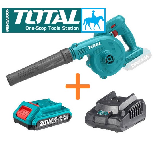 Máy thổi bụi dùng pin Sạc 20V TOTAL TABLI20018