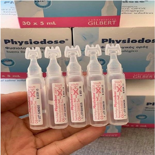[TÁCH LẺ] Nước Muối Sinh Lý Physiodose ( Hộp 40 ống x 5ml )