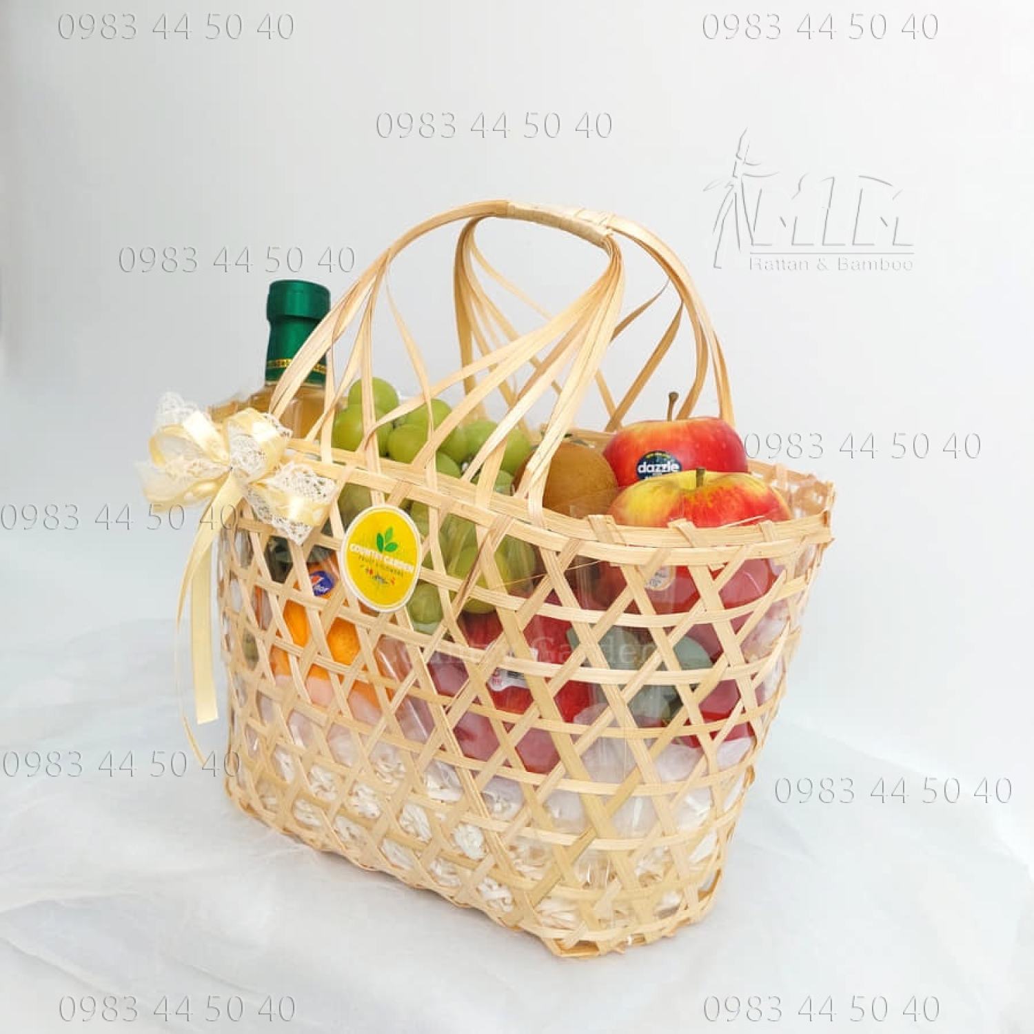 Giỏ tre l Làn tre gói quà tặng.
