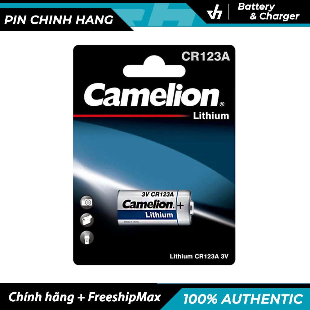 3 viên pin Camelion CR123A