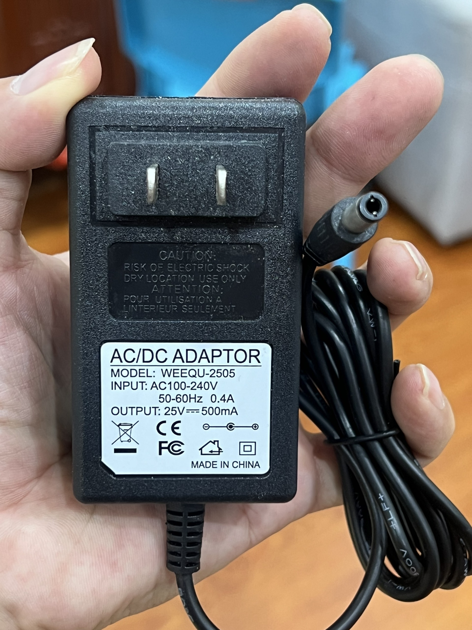 25v 500ma adapter nguồn bảo hành 12 tháng 1 đổi 1