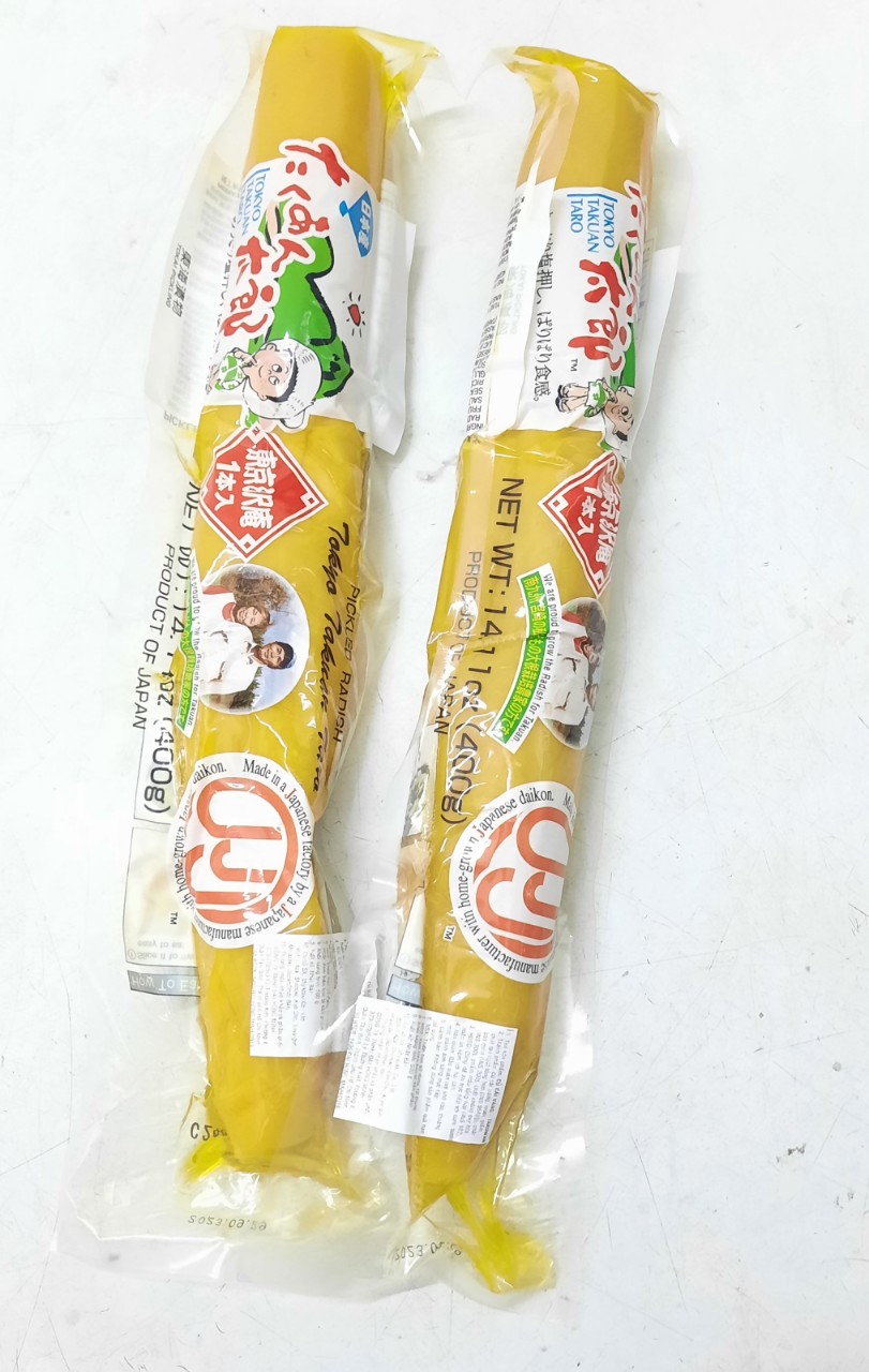 [HCM][ CHÍNH HÃNG ]CỦ CẢI MUỐI VÀNG TAKUWAN 450G