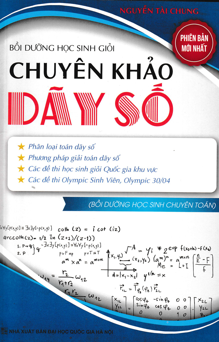 Sách bồi dưỡng học sinh giỏi chuyên khảo dãy số - newshop
