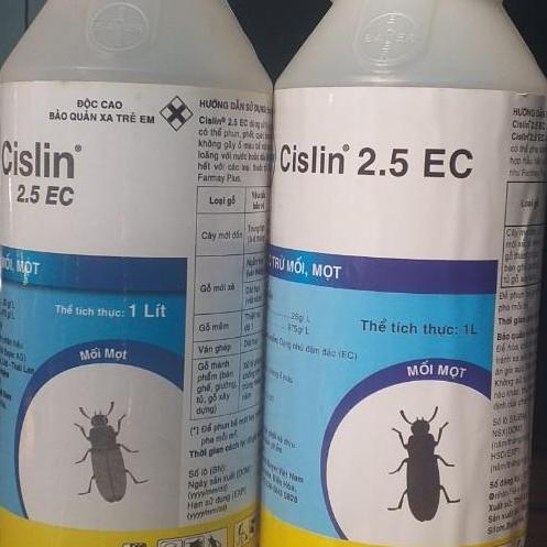 THUOC DIET MỐI, MỌT CISLIN 2,5EC(BEYER) CHAI 1LIT