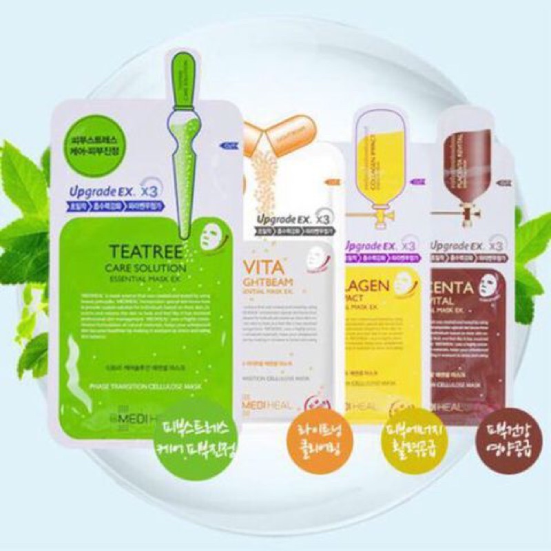 Mặt nạ giấy mediheal đủ các màu