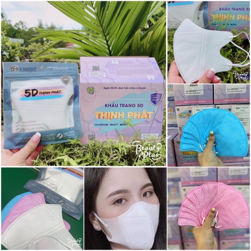 FREESHIP MAX THÙNG 100 CHIÊC  KHẨU TRANG 5d THỊNH PHÁT