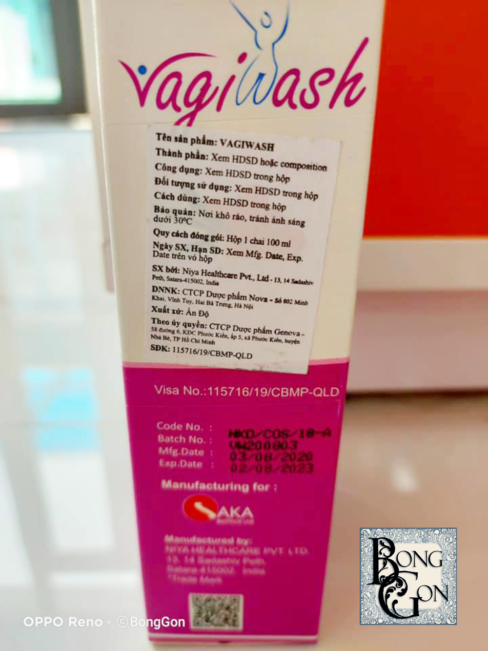 Dung dịch vệ sinh phụ khoa Vagiwash