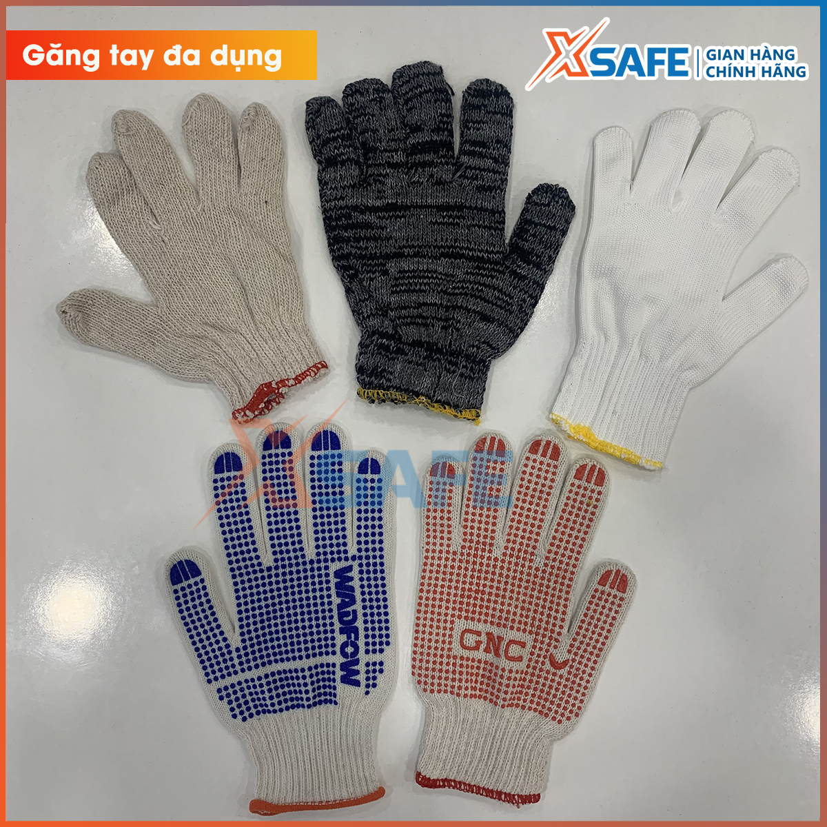 Găng tay đa dụng găng tay giá rẻ sử dụng hàng ngày khi làm vườn, đi công trình, chống nắng, bảo vệ đôi tay khi làm việc, bao tay đa dụng