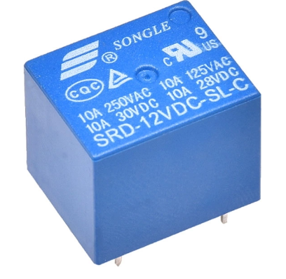 Relay 3v / 5v / 9v / 12v / 24v 5 chân songle rơ le srd-03vdc-sl-c srd-05vdc-sl-c srd-12vdc-sl-c srd-24vdc-sl-c