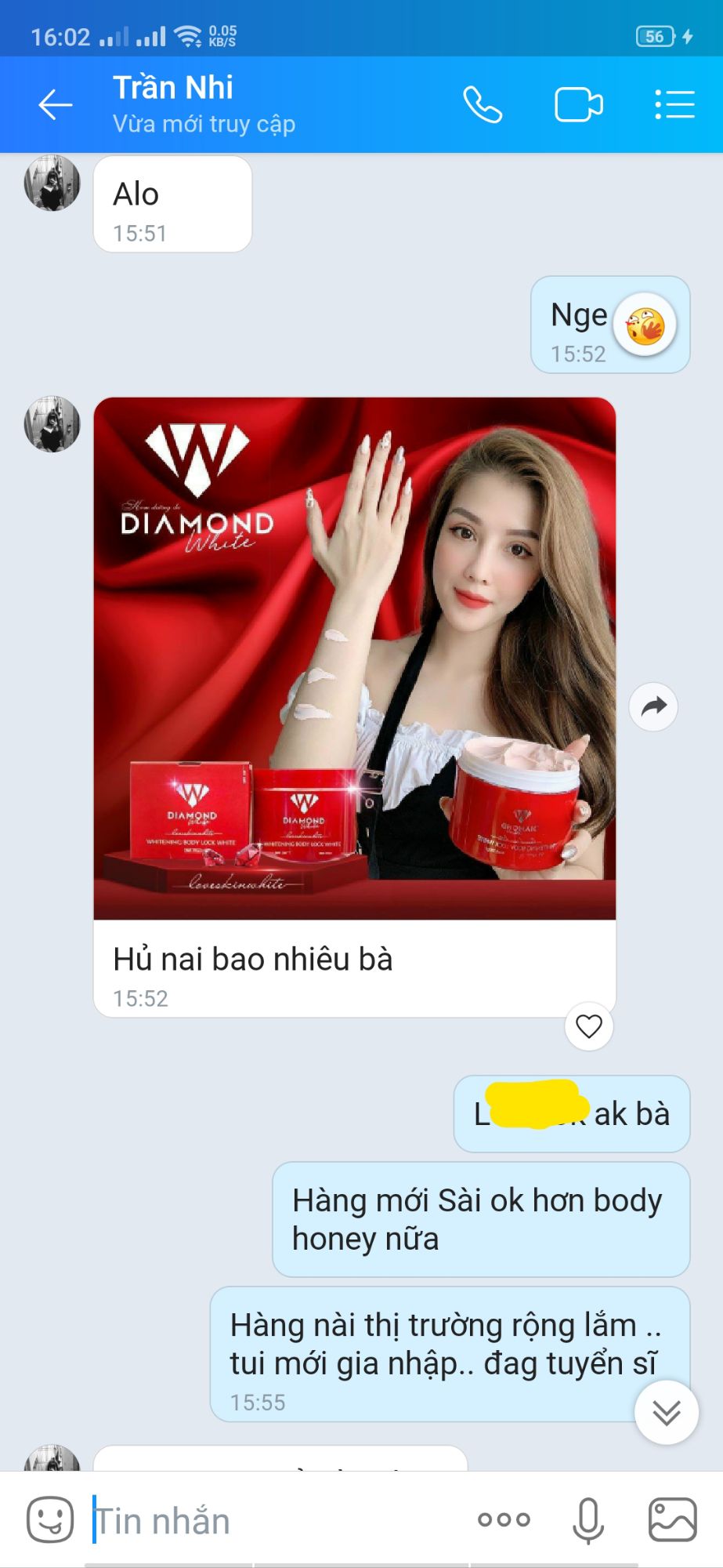 body Nano phấn tươi
