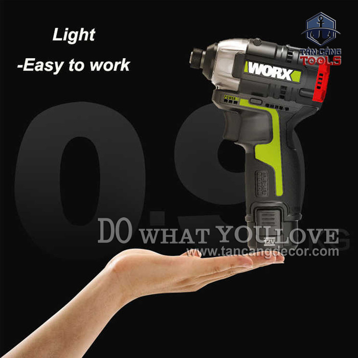 Combo Máy Vặn Vít Động Lực Dùng Pin 12V Worx WU132-21 ( Thân Máy, 2 Pin 2.0Ah, 1 Sạc, 1 Thùng Nhựa )