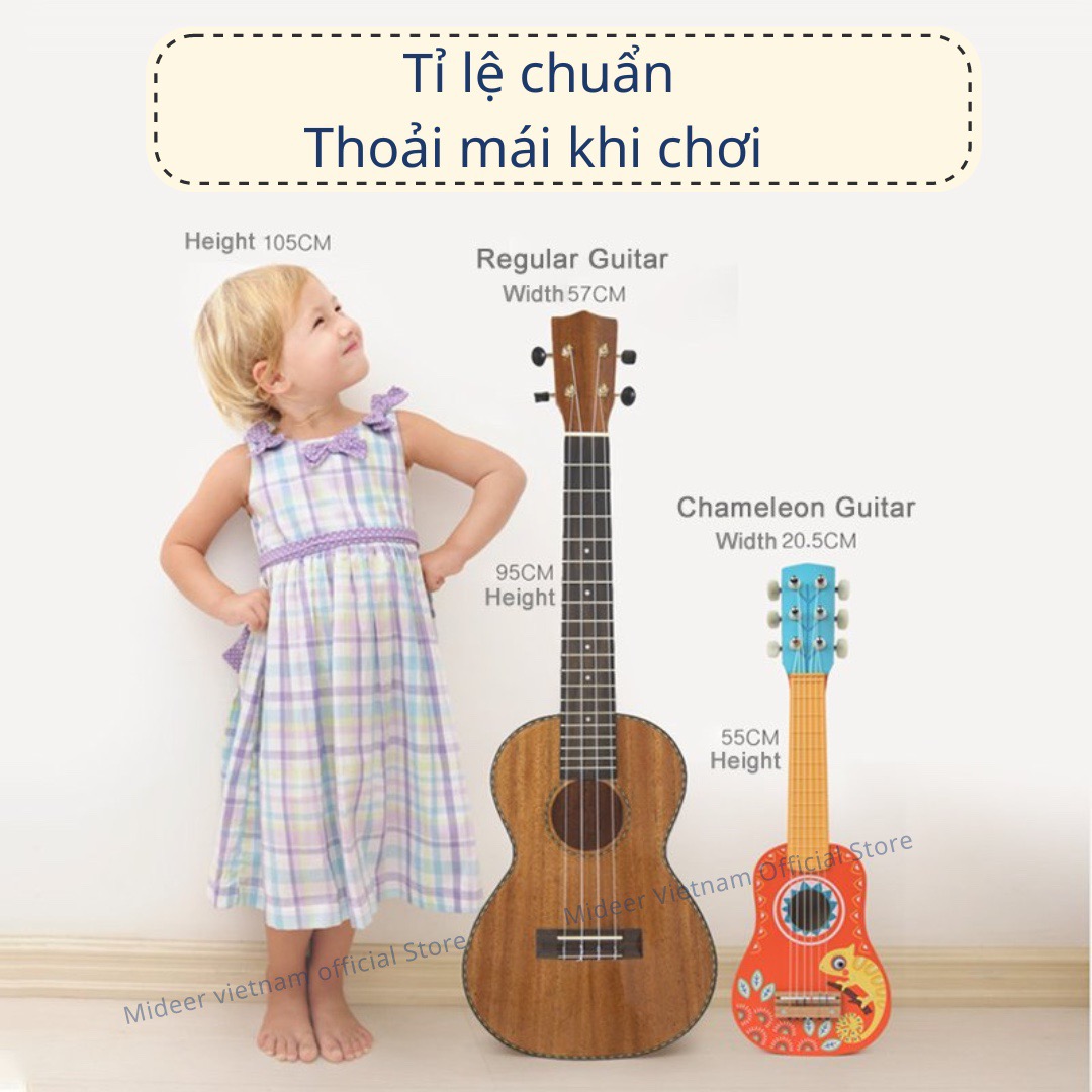 Đồ Chơi Đàn Guitar, Đàn Ukulele Mideer Cho Bé