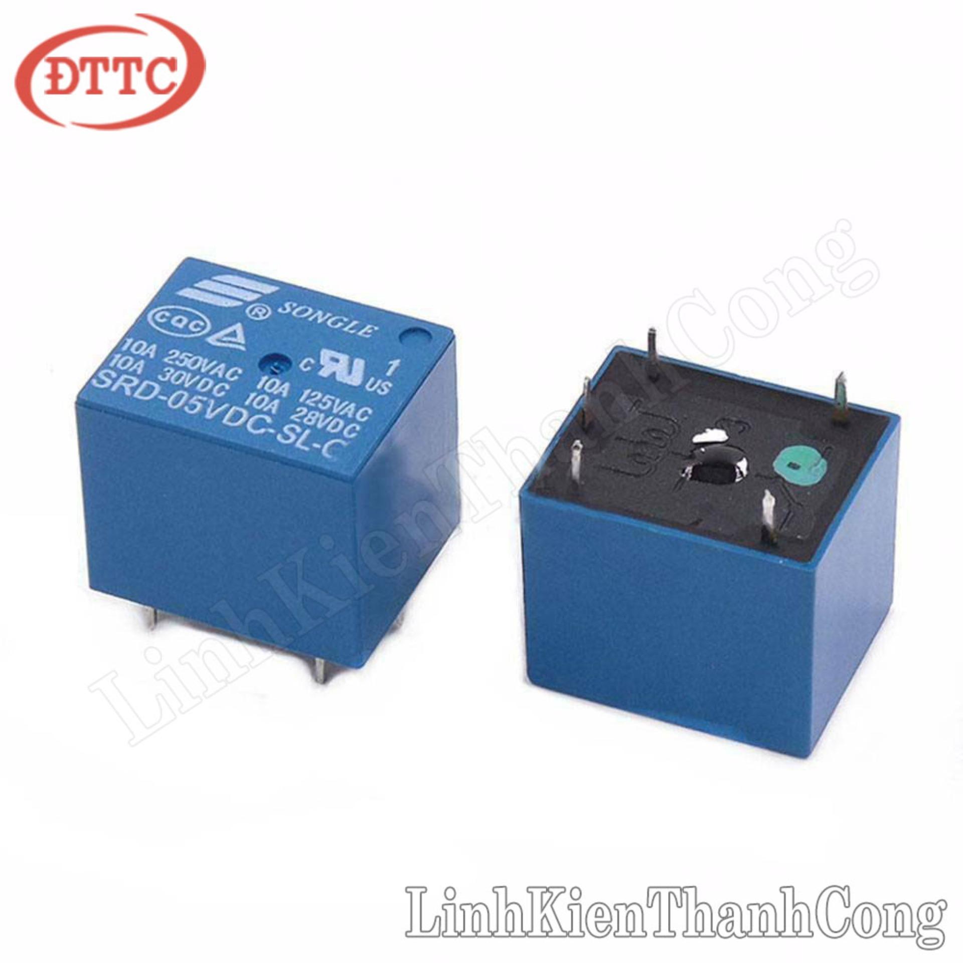 Relay 5V10A SRD-5VDC-SL-C (5 Chân)
