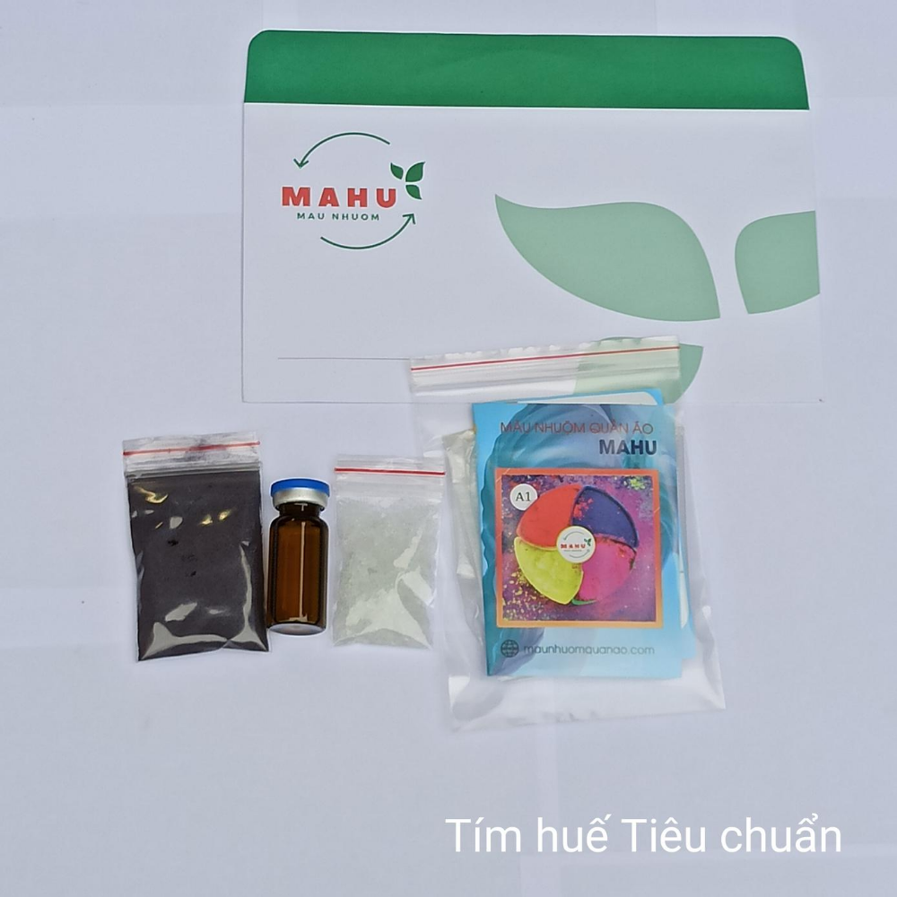Thuốc nhuộm quần áo  (chỉ gói màu test)