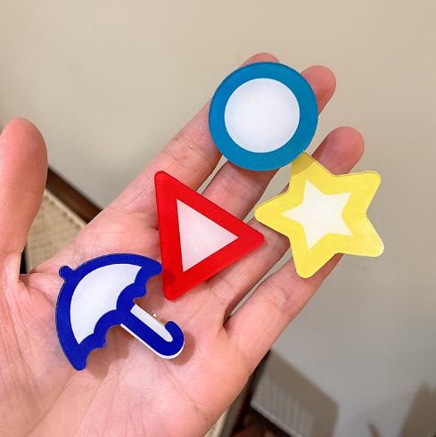 Set 3 Kẹp tóc mái mỏ vịt trò chơi Hàn Quốc Phụ Kiện 68 (Ngẫu nhiên)