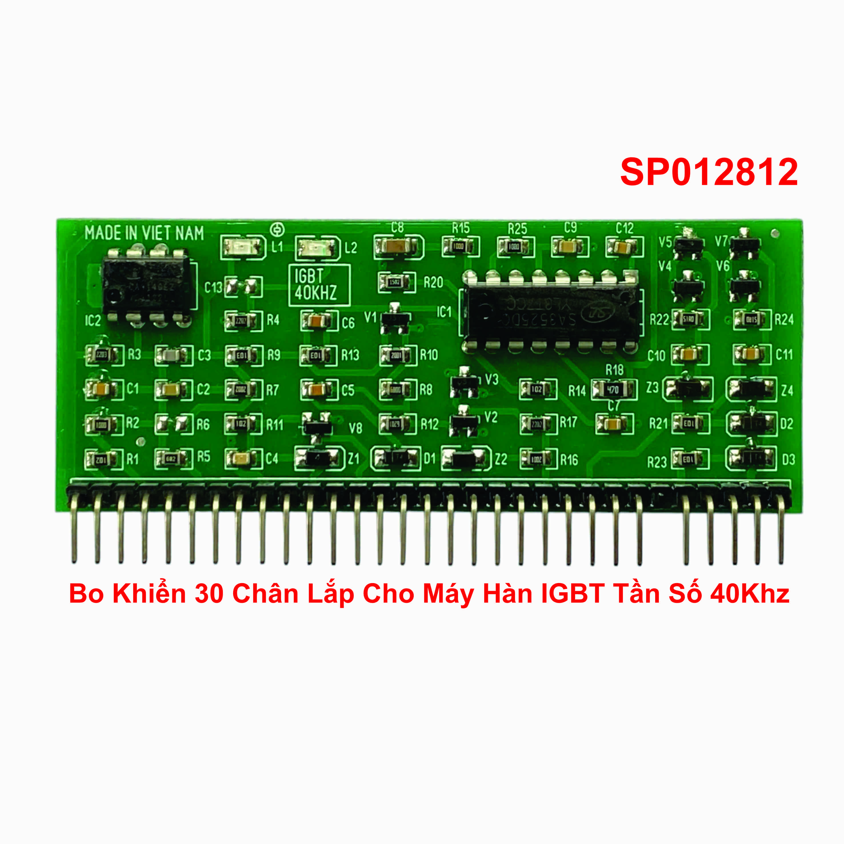 Bo Khiển 30 Chân Lắp Cho Máy Hàn IGBT Tần Số 40Khz