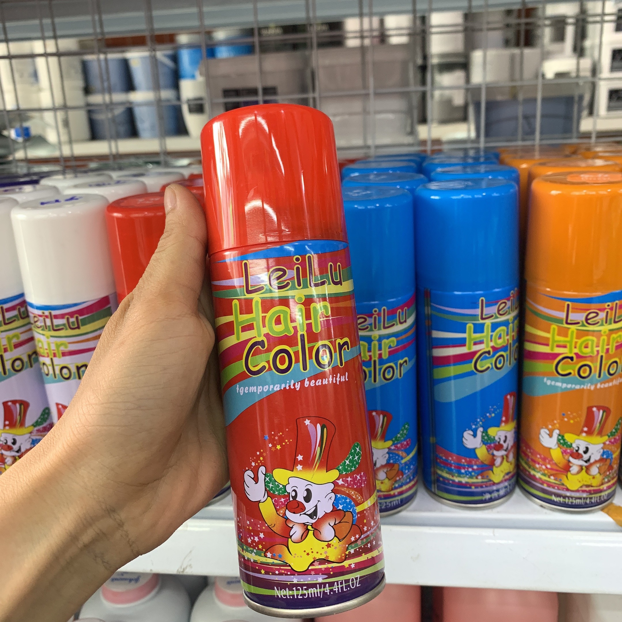 Keo xịt màu tóc tạm thời 125ml