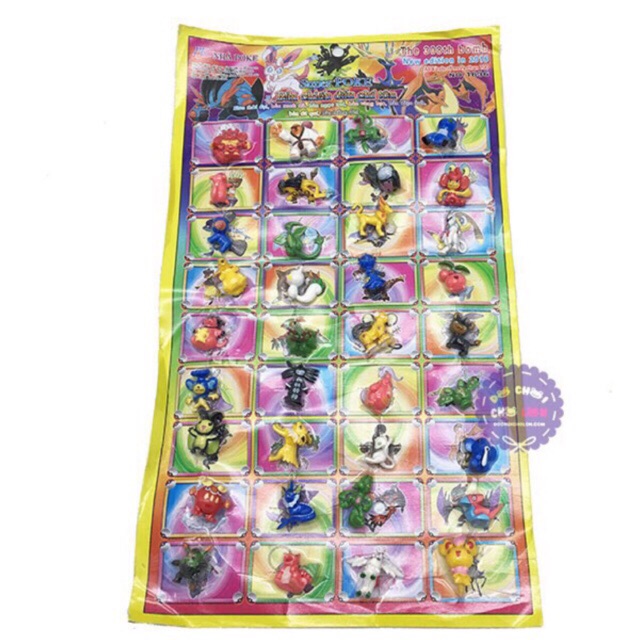 36 mô hình pokemon nhỏ
