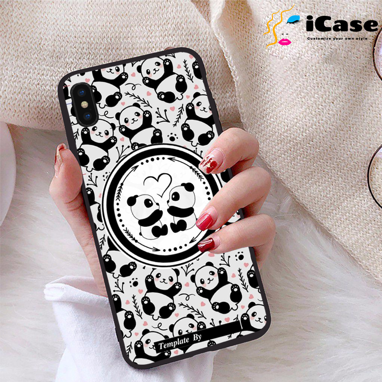 Ốp lưng iPhone Xs Max viền dẻo TPU BST Panda
