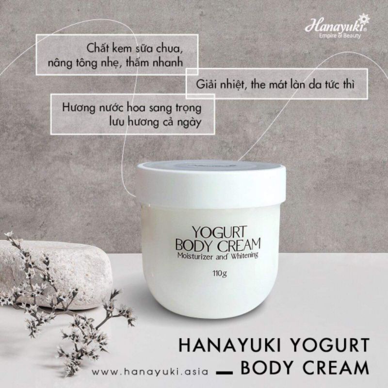 Kem body sữa chua hanayuki