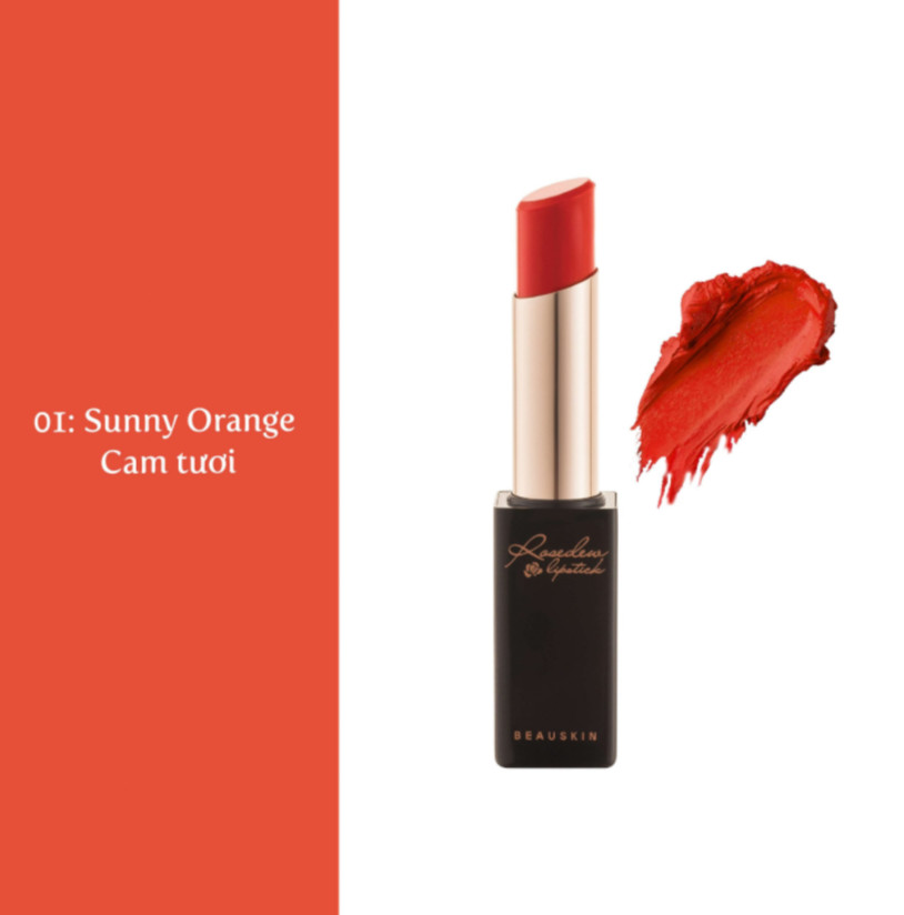SON LÌ BEAUSKIN ROSEDEW MATTE CREAMY LIPSTICK 01