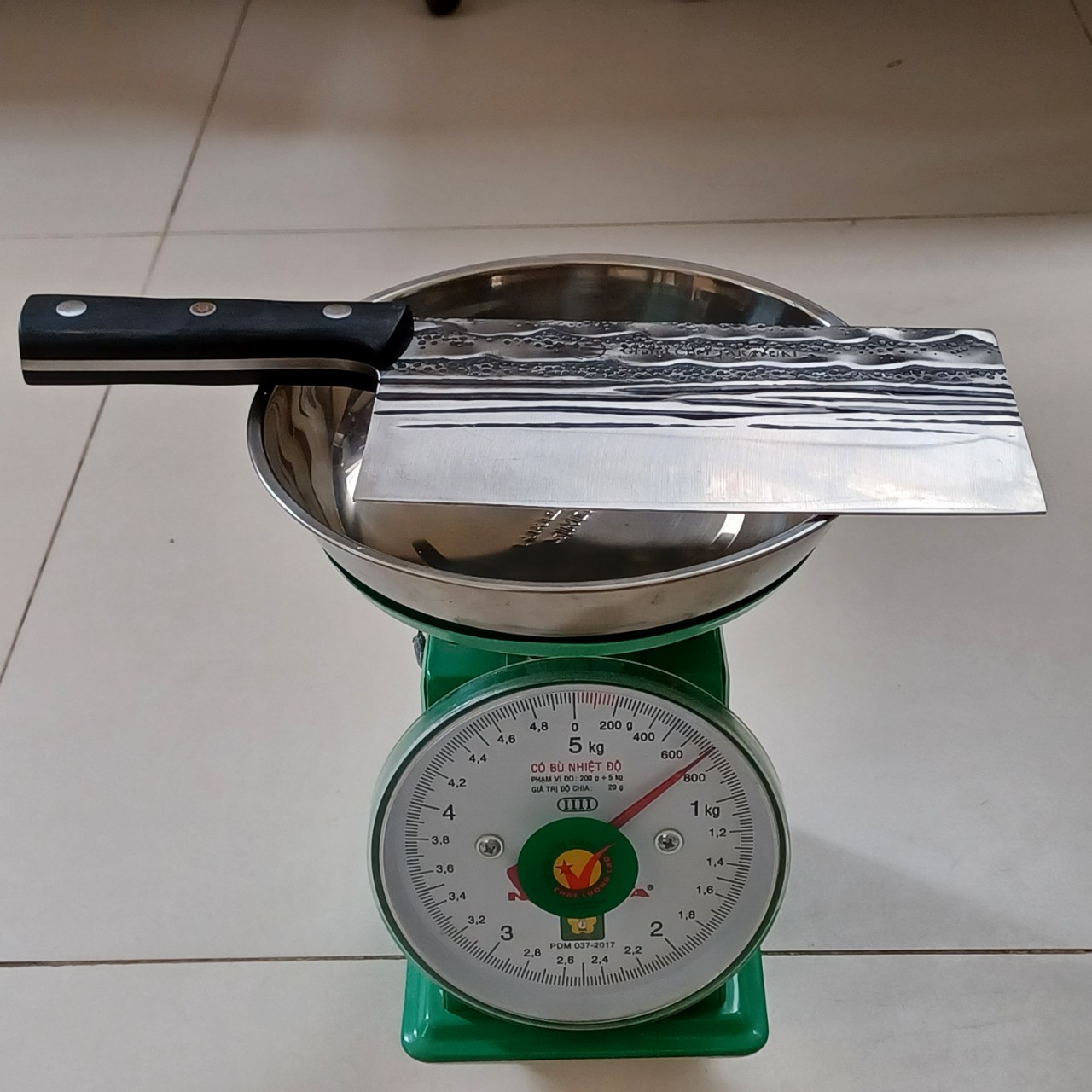 Dao Chặt Giò Heo, Thái Thịt, Lạng Cá Sắc Mịn. Dao Bếp Nhật