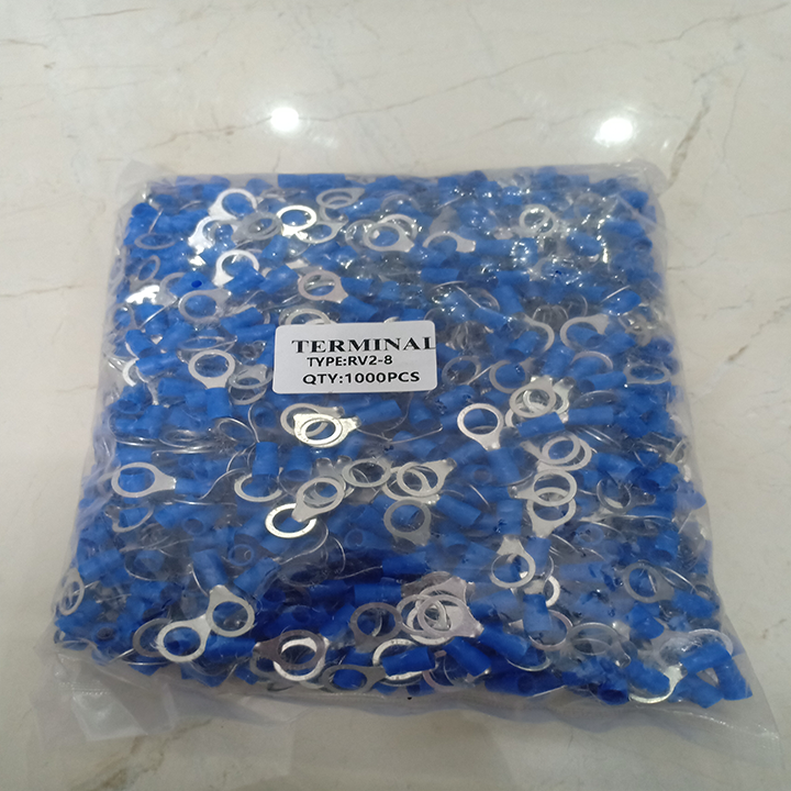 Đầu cos tròn RV 2-8 túi 1000 cái