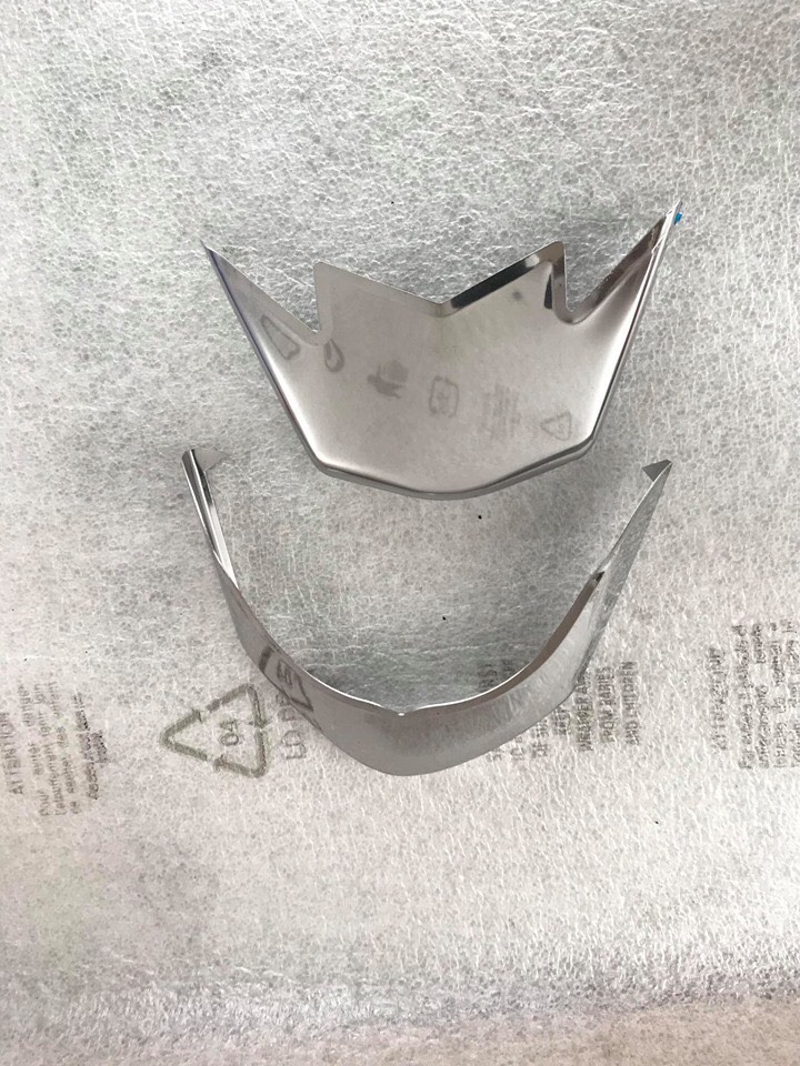 Front and rear clamp exciter 50cc 2015 stainless steel Heavy Duty (not expires 2019)