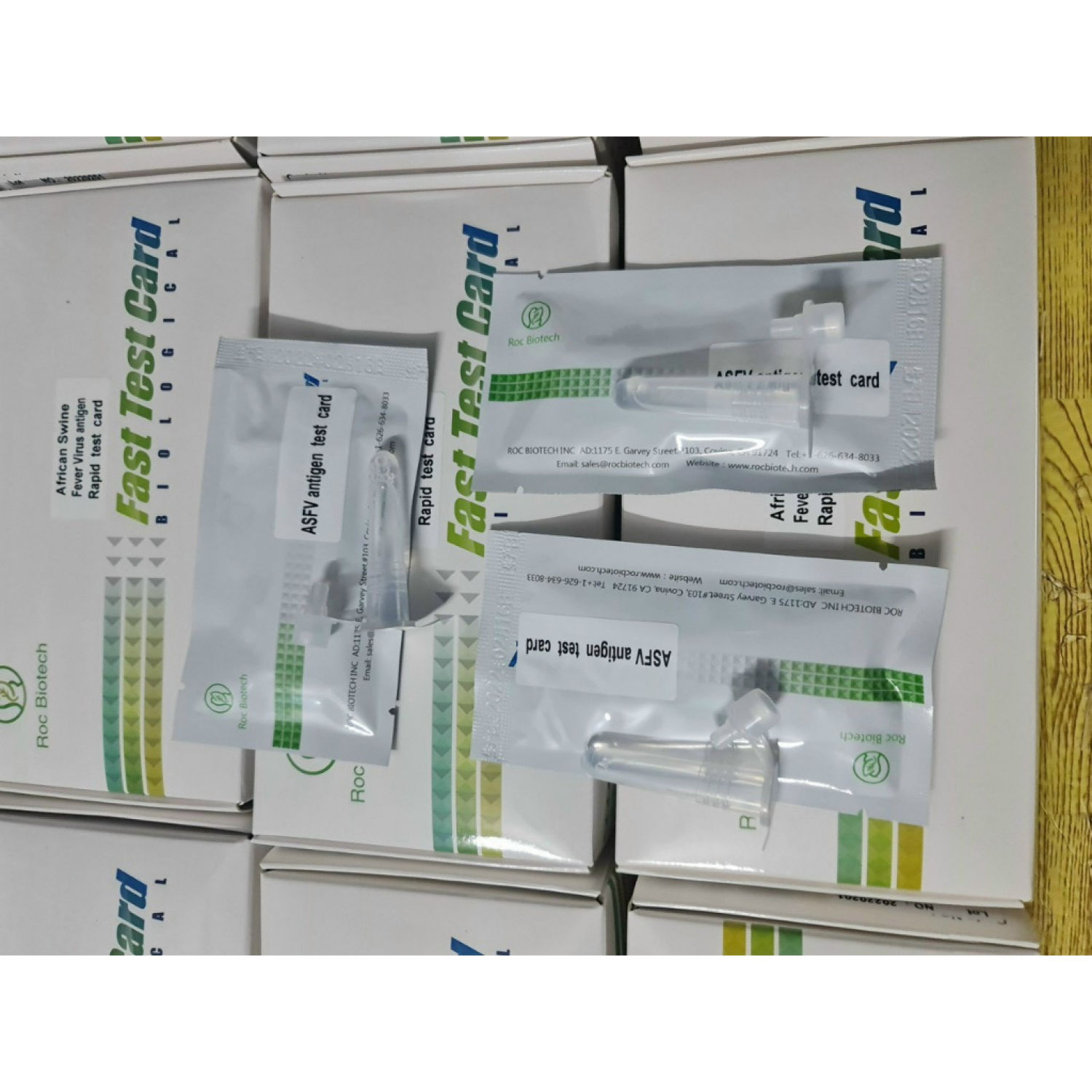 Que Test Nhanh Dịch Tả Heo Châu Phi (ASFV Ag Rapid Test Card)