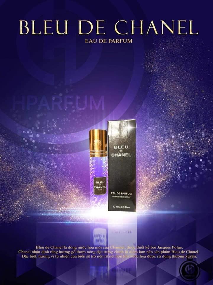 [HCM]CHANEL BLEU Tinh Dầu Thơm Pháp Hparfum [ Mùi Nam]