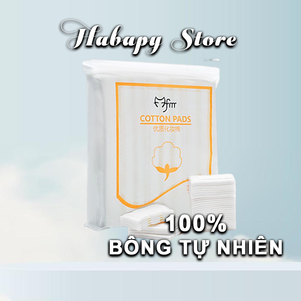 Bông tẩy trang 3 lớp coton pad 222 miếng