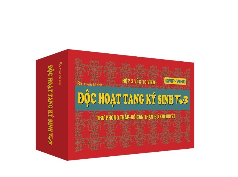 Viên uống độc hoạt tang ký sinh TW3 - giúp trừ phong thấp , bổ can thận , bổ khí huyết - hộp 30 viên.