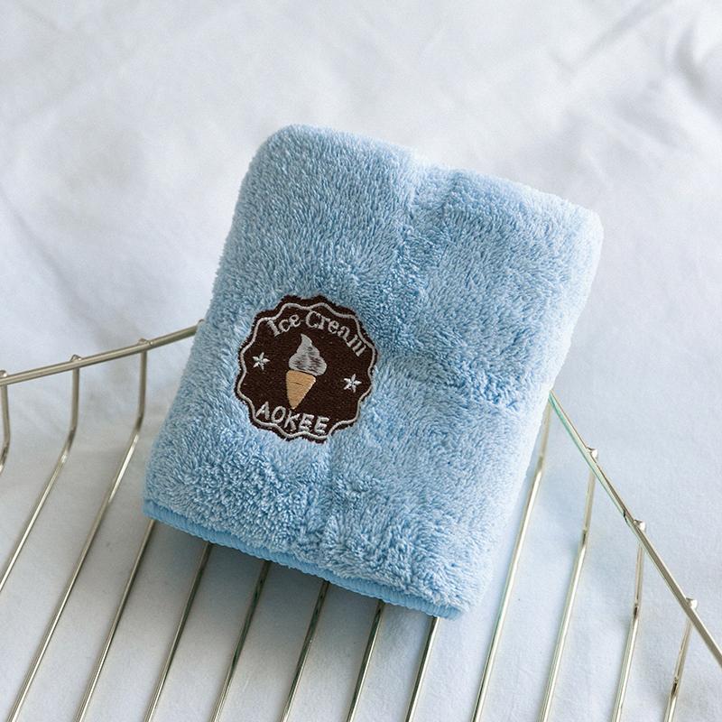 Nhật Bản Đồ Gia Dụng Nhung San Hô Rửa Mặt Người Lớn Hút Nước Nhanh Khô Lớn Khăn Mặt Giản Lược Macaron Đáng Yêu Kem Khăn Mặt