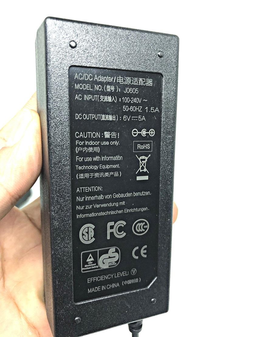 Nguồn sạc 6v 5a loại tốt