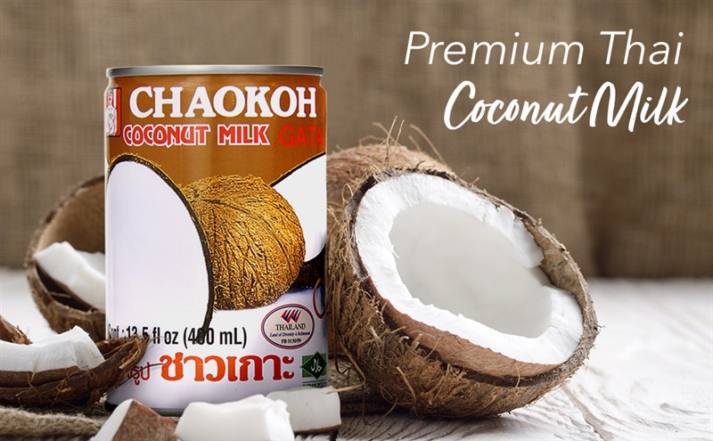 Nước cốt dừa ChaoKoh Coconut Cream 400ml Thái Lan