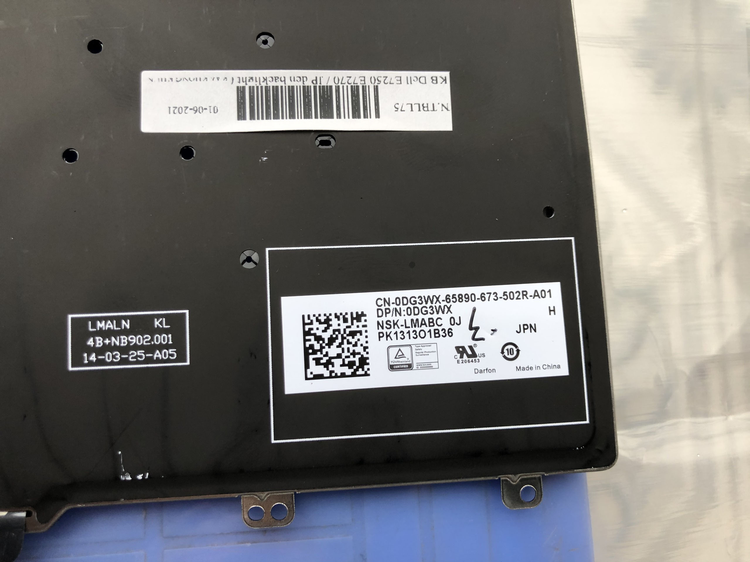 Bàn phím laptop Dell Latitude E7250 E7270