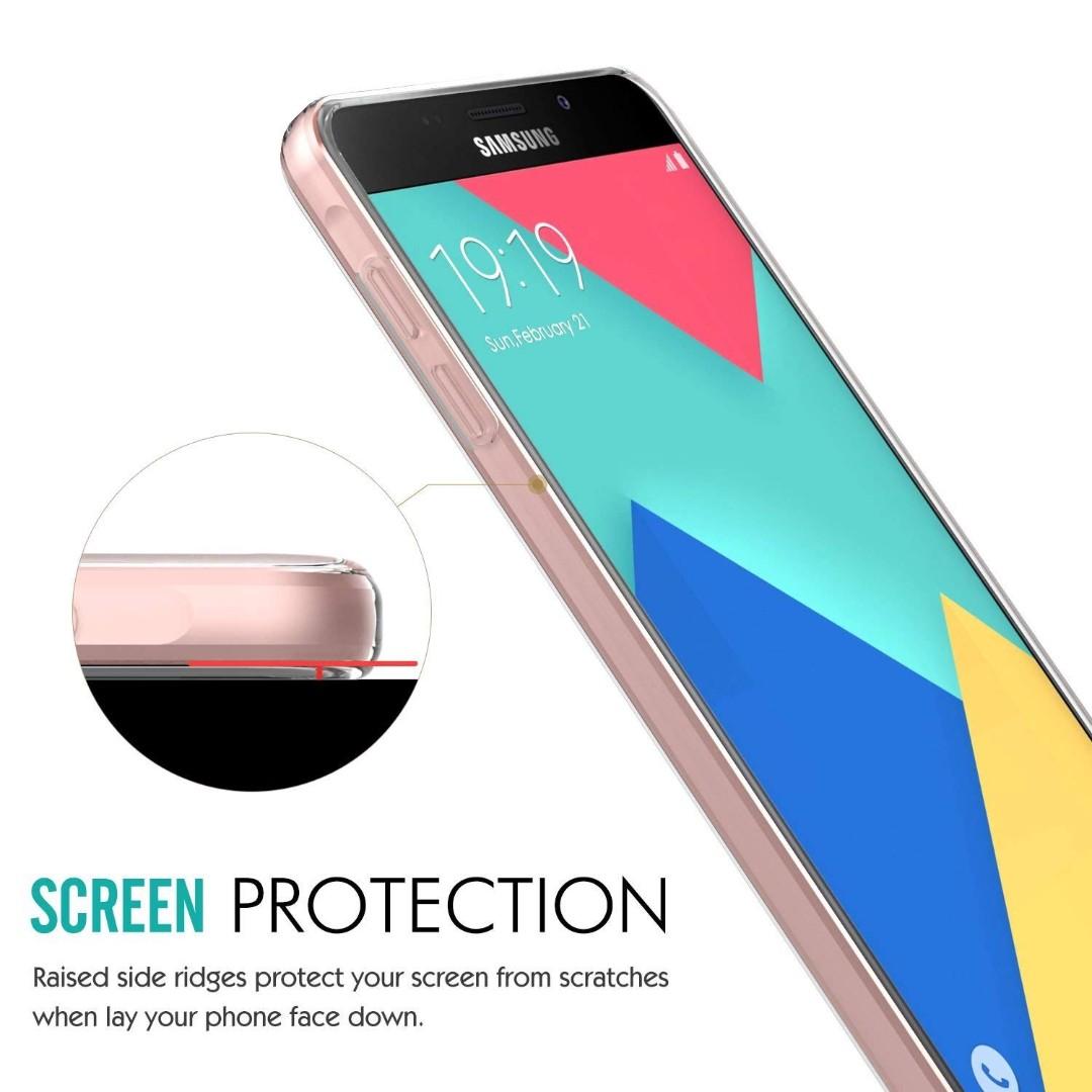 Ốp Silicon cho Samsung Galaxy A9 / A9 Pro Trong suốt (Loại A+ chống ố vàng)