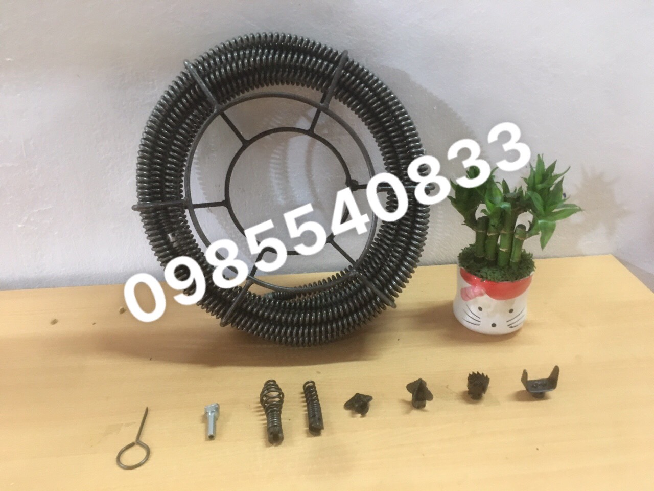 Dây thông tắc dùng cho máy khoan dài 6M ( 6M + 6 đầu thông + kết nối máy khoan....)
