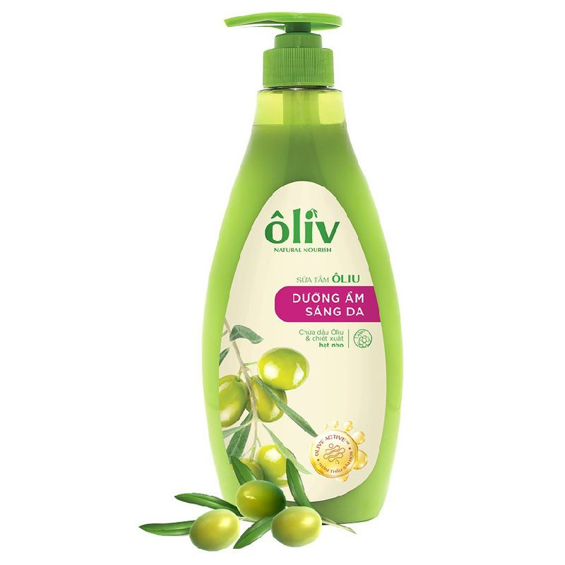 Sữa Tắm Dưỡng Ẩm Oliv Purite Provence Chai 650ml tặng kèm chai dầu gội 165ml