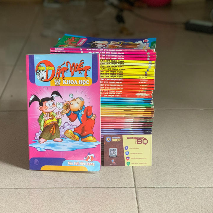 Truyện Thần Đồng Đất Việt Khoa Học, Toán Học, Mỹ Thuật lẻ tập - Sách truyện Full bộ