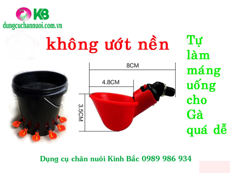 Combo 30 cốc uống nước cho gà