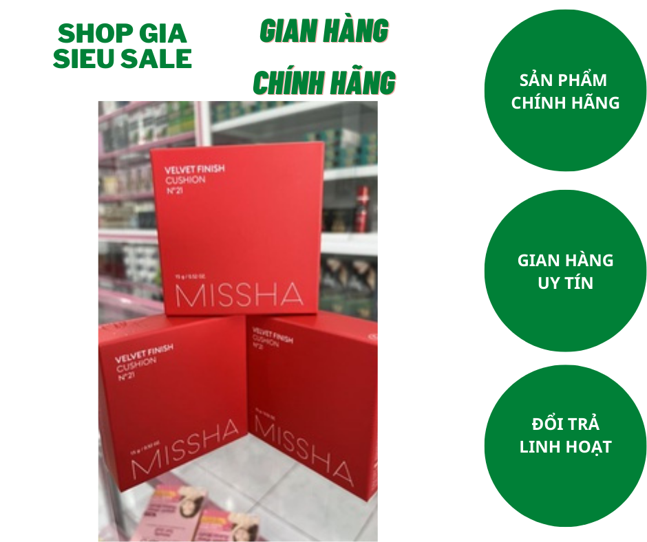 Phấn Nước Che Phủ Missha Velvet Finish Cushion