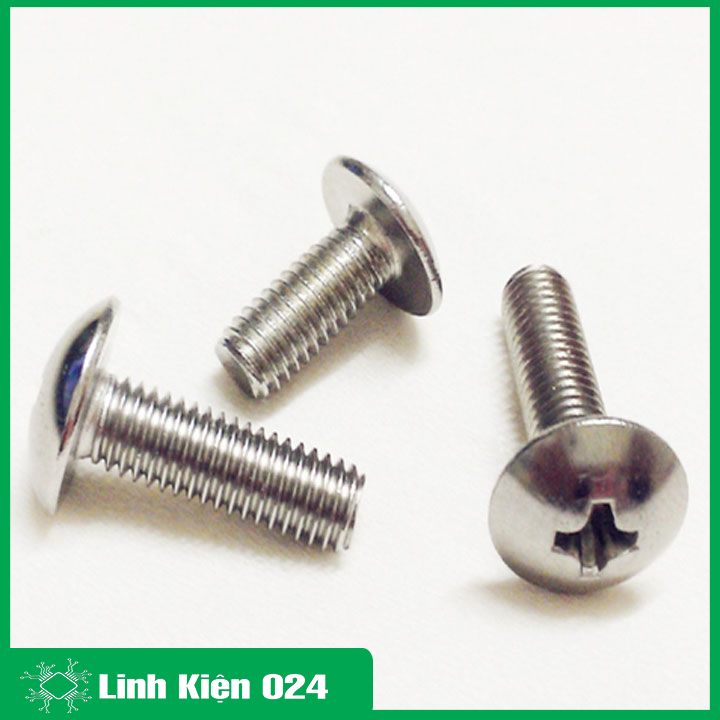 Combo 10 vít sắt M36 chiều dài 0.5cm, 1cm, 2cm, 3cm, 4cm tùy chọn