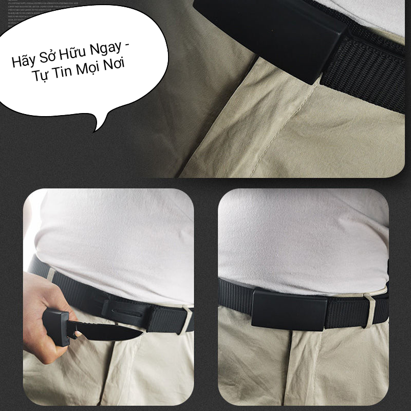 Nịt Thắt Lưng Phượt ( Bản Nâng Cấp )