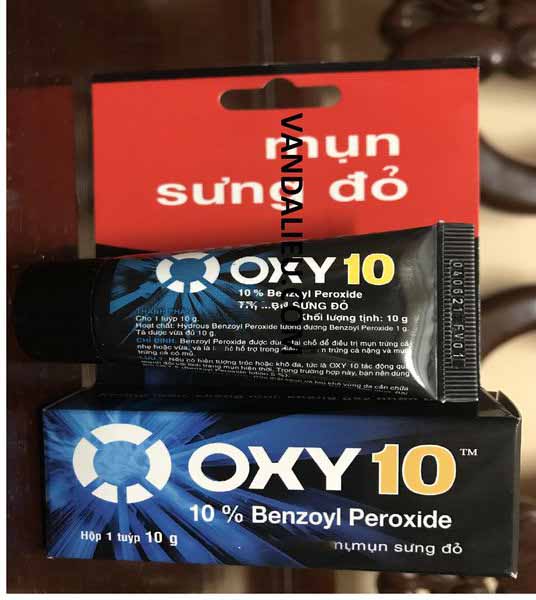 Kem mụn oxy10 10g.