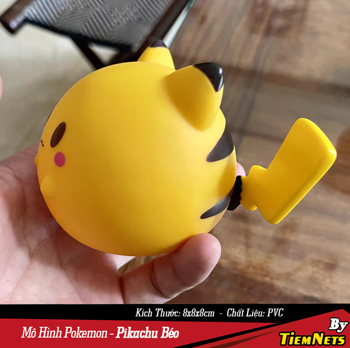 Super cute fat Pikachu model