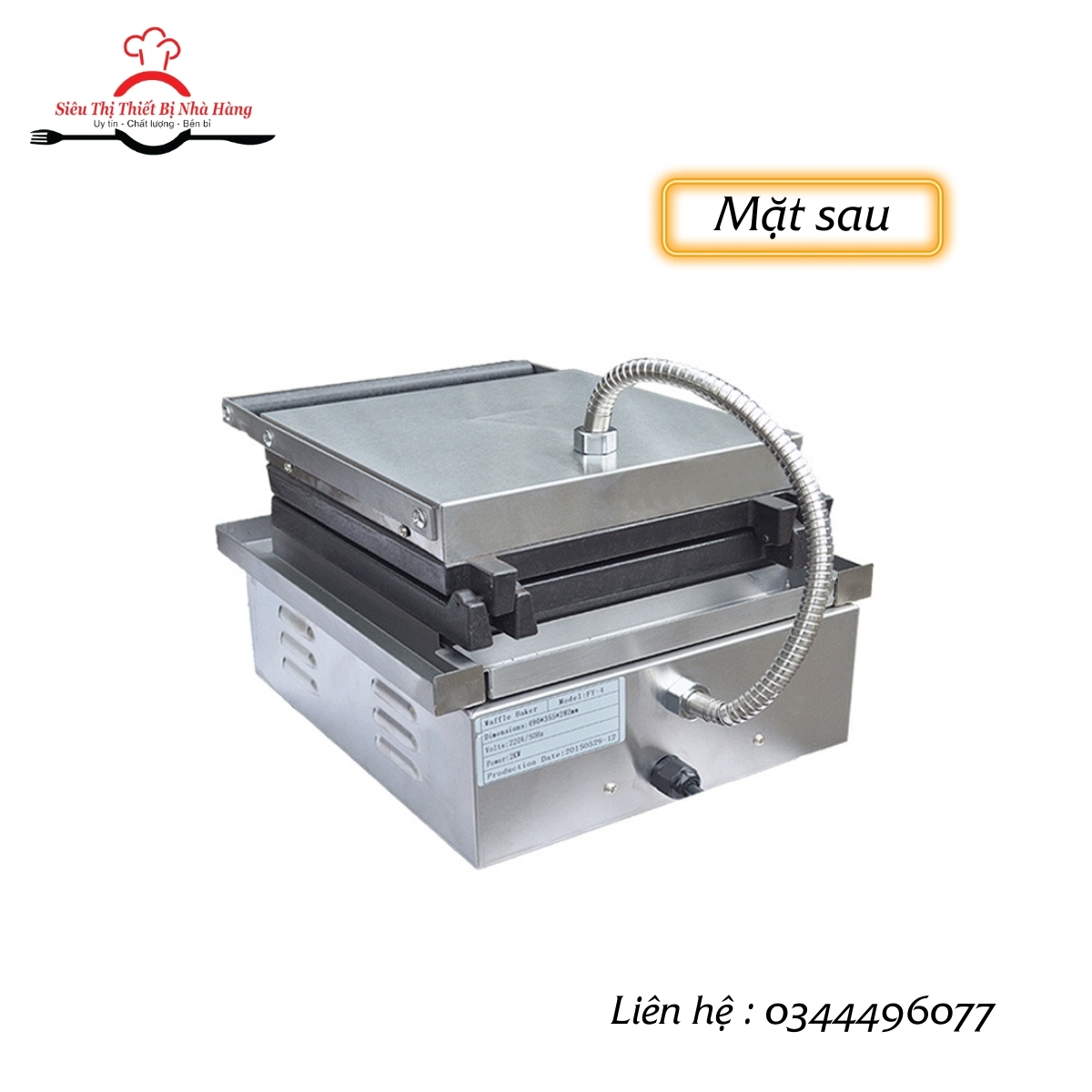 Máy làm bánh waffle vuông
