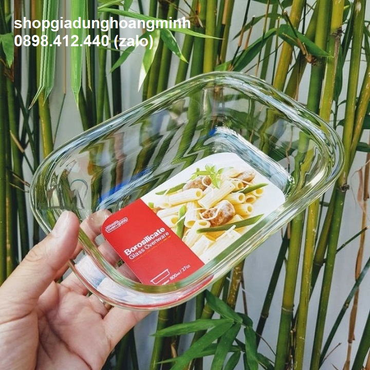 [HCM]khay thủy tinh lock&lock 0.8L - khay thủy tinh lock&lock
