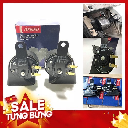 Còi Sên Denso Nhật Bản + Dây zắc và bắt còi